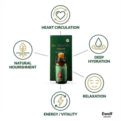 Da Zeagra Herbal Power Massage Oil